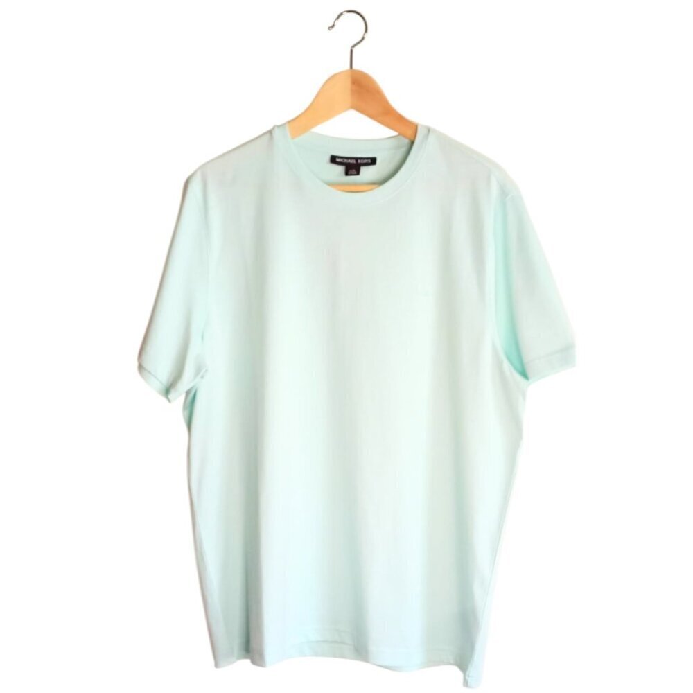 Michael Kors Men's Crewneck T-Shirt Turquoise Tint Size L NWT